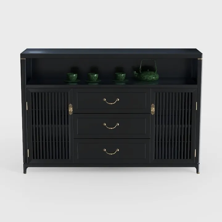 Sideboard with Adjustable Shelves, Four Doors