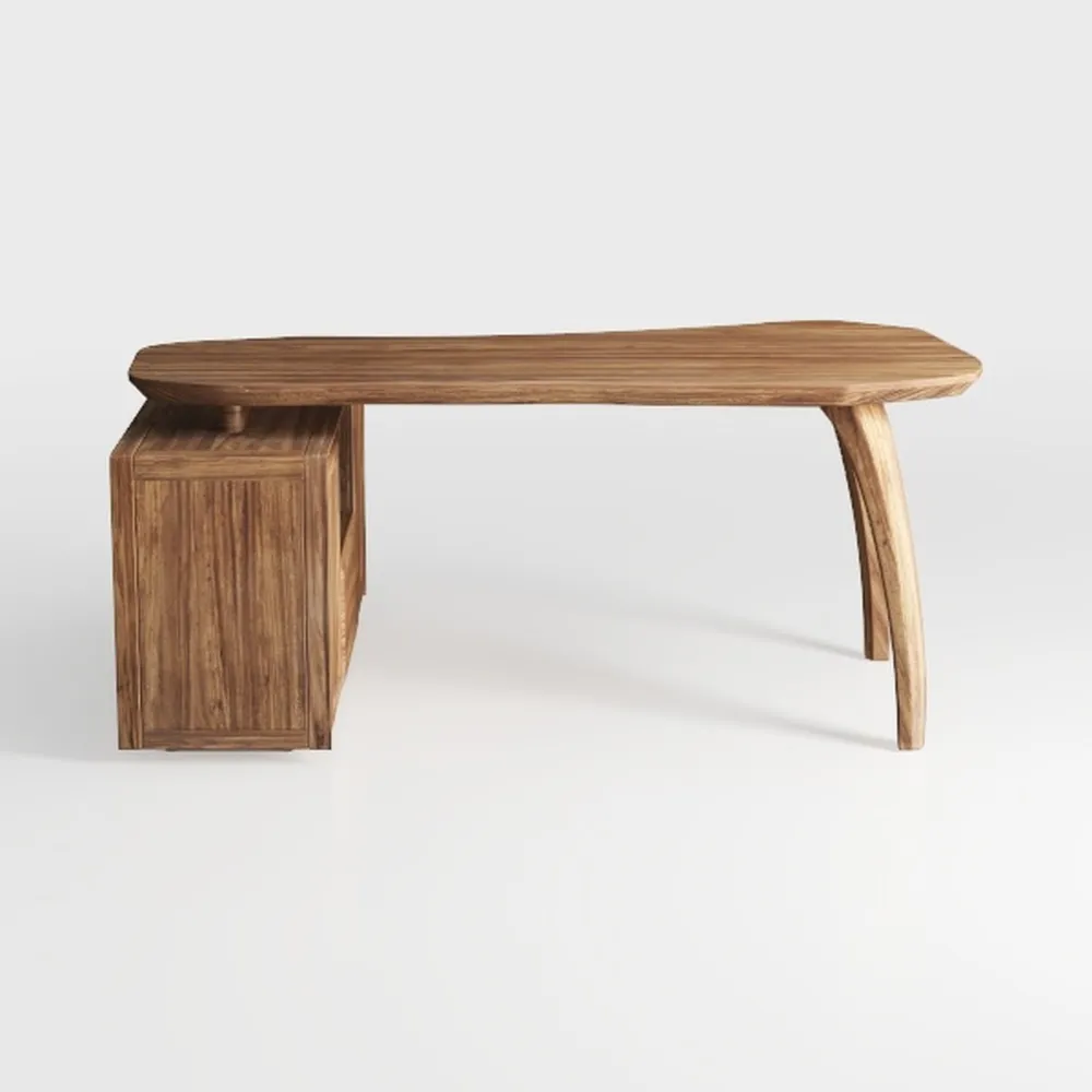 Holward 64 in. Brown Specialty Wood Sofa Console T