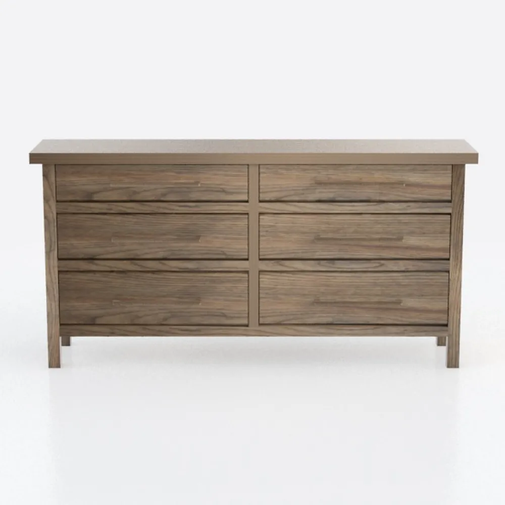 6 Drawers Dresser for Bedroom, 54" Large Storage
