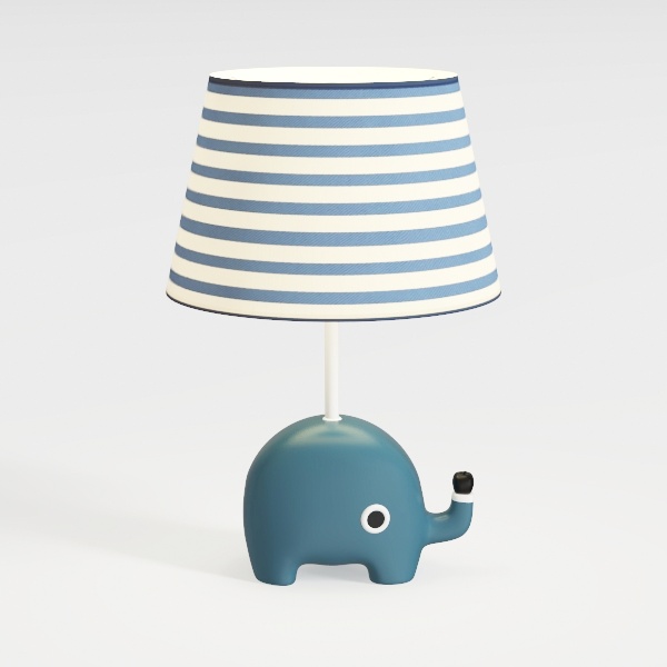 Maxax Blue Table Lamp for Living Room, Globe