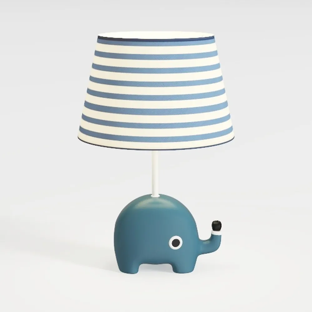 Maxax Blue Table Lamp for Living Room, Globe