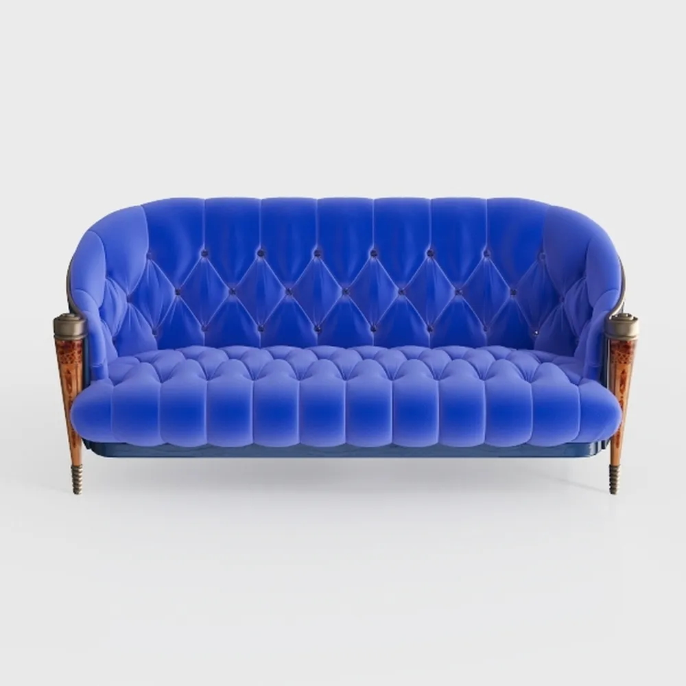 Home Square 3-Piece Furniture Set with Velvet