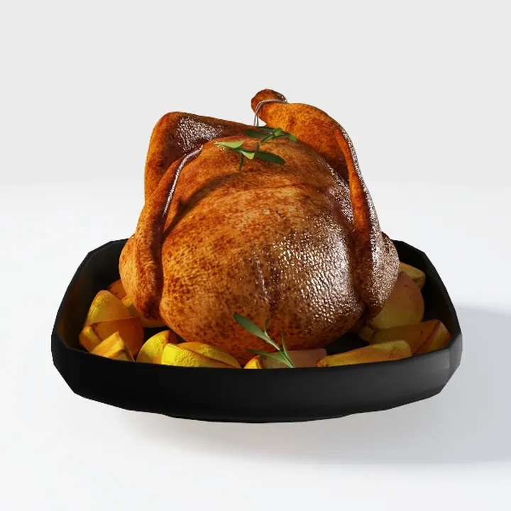 roast chicken-Valentine Day