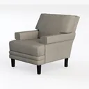 Chifee & Vingol Mid Century Modern Accent Chair Left 45 Degree View