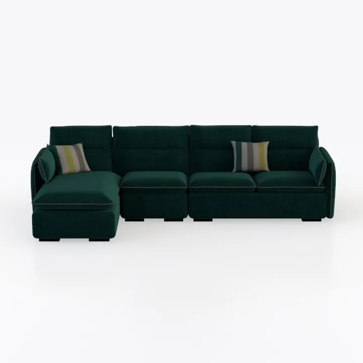 Vesgantti 142" Cloud Couch Sectional Modular Sofa