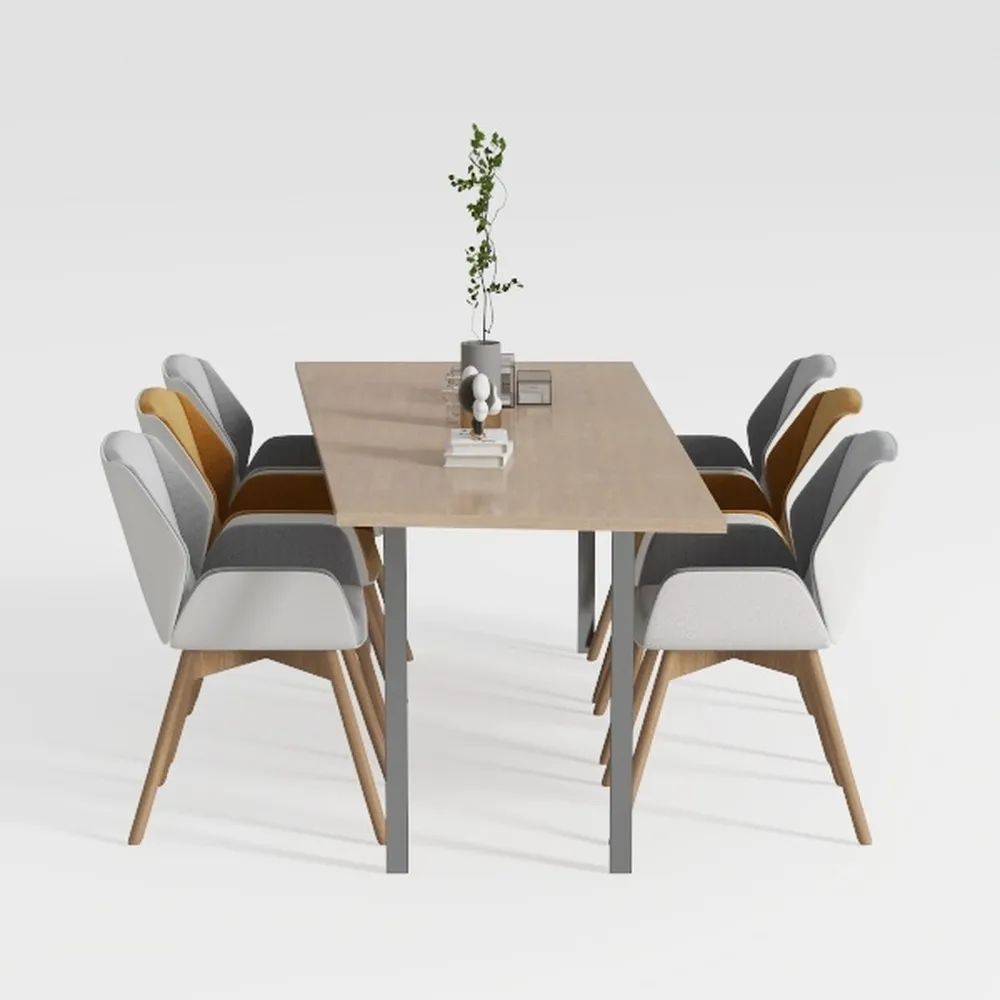 Dining Chairs Set of 6, Upholstered Kitchen Dining