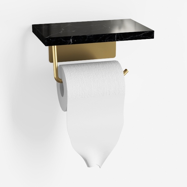 toilet paper roll-Luxe Brass