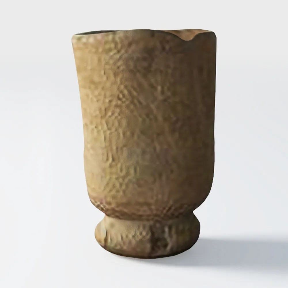 Deco 79 Metal Decorative Vase Snakeskin Inspired