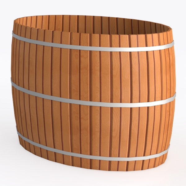 Boutique cypress wood barrel bath barrel bath