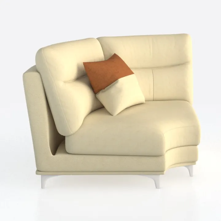 Miscoos Chenille Oversized Chair with Ottoman - 39