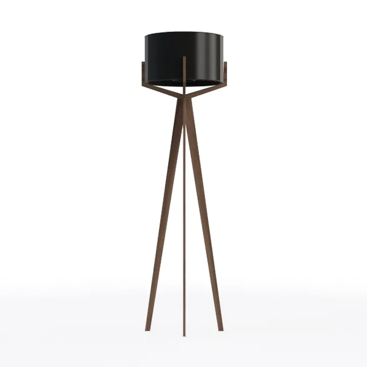 LEPOWER Wood Floor Lamp Tripod, Mid Century