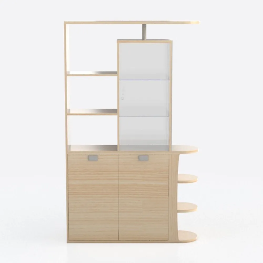 25.51 in. W x 64.76 in. H x 10.23 in. D Neutral Ba