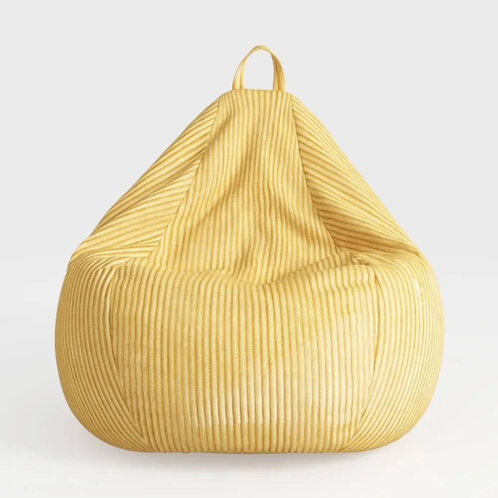 Yellow Bean Bag Comfy Chair for All Ages