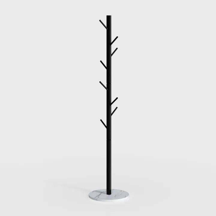 Wooden Freestanding Coat Tree with 4 Height Option