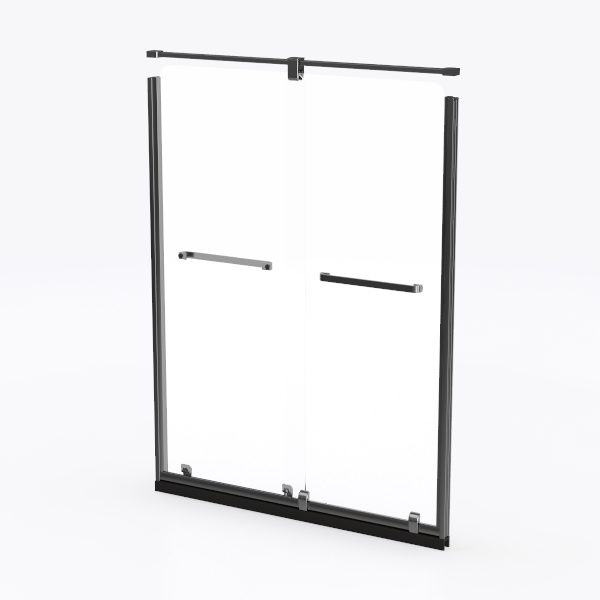 Frameless Shower Door, 5/16&quot; (8mm) Clear Tempered