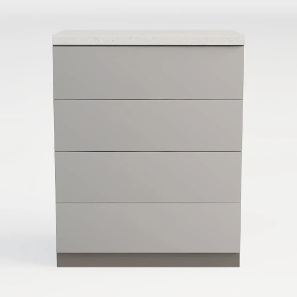 6 Drawer Dresser for Bedroom, 42 Inch Tall Modern 