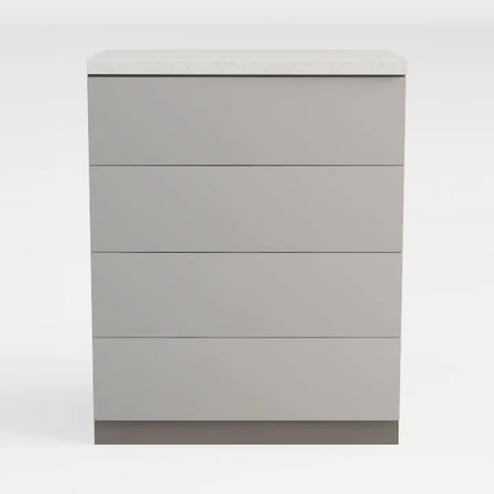 6 Drawer Dresser for Bedroom, 42 Inch Tall Modern 