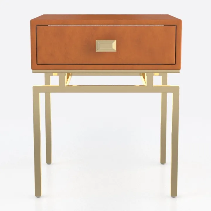 Walker Edison Atticus Solid Wood Retro 1-Drawer