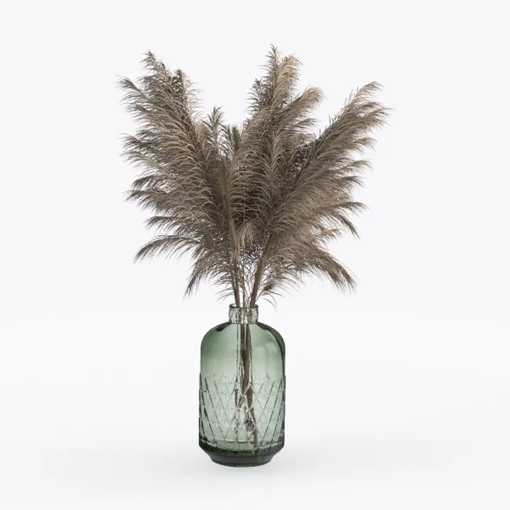 33pcs Pampas Grass Decor-Natural Dried Fluffy