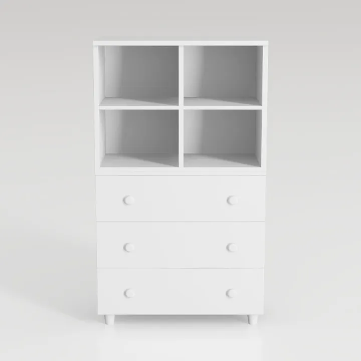 White Dressers for Bedroom with 10 Drawers, Tall