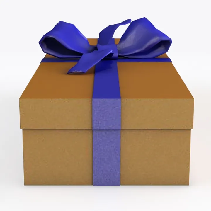 Gift wrapped box