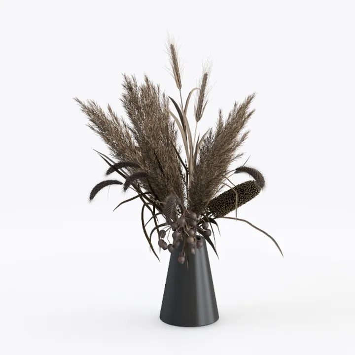 Ceramic Flower Vase, 7.48" Rustic Vases Home Decor