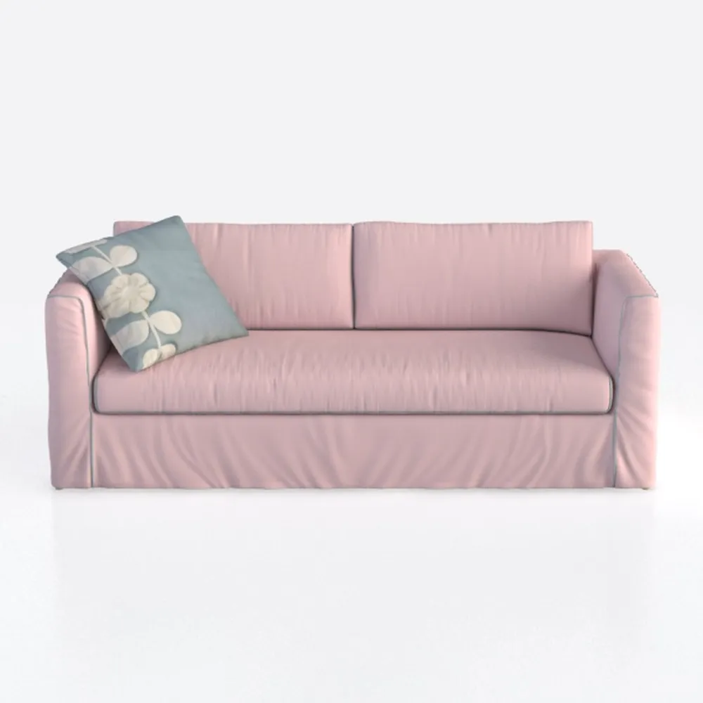 66.9" Teddy Fabric Upholstered Loveseat with