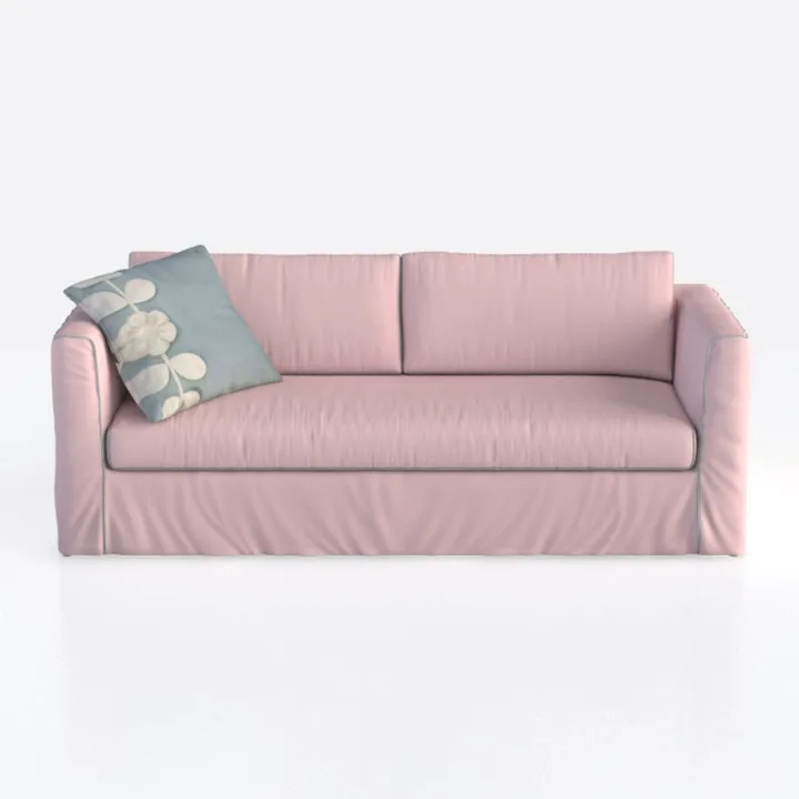 66.9" Teddy Fabric Upholstered Loveseat with