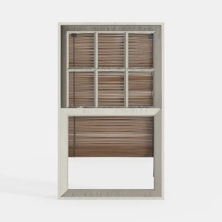 Kokorona Cordless Bamboo Roman Shades with