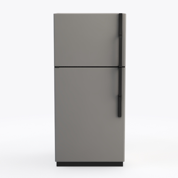 Refrigerator Stainless with Top Freezer