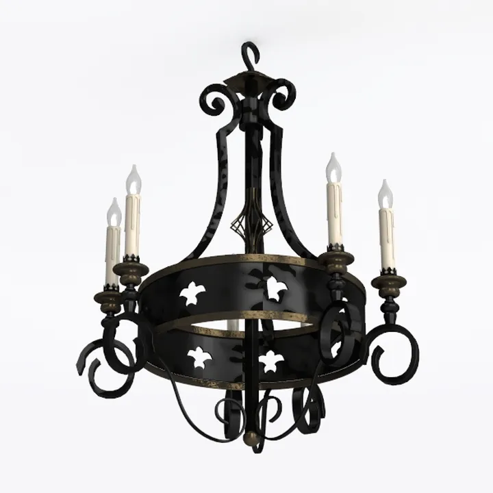 3-Light Semi Flush Mount Ceiling Light, Farmhouse