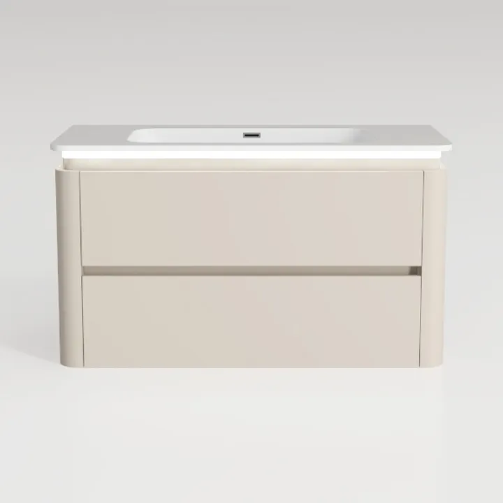 Modern Nightstand All Solid Wood Bedside Table