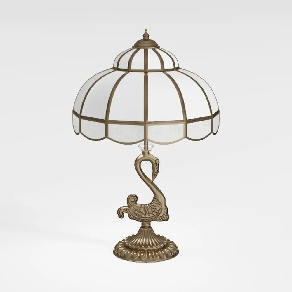 Tiffany Dragonfly Table Lamp, 18'' Tall Vintage