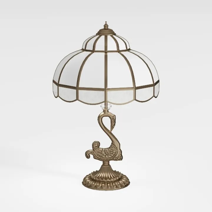 Tiffany Dragonfly Table Lamp, 18'' Tall Vintage