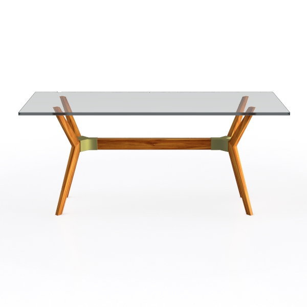 Glass Top Work Table
