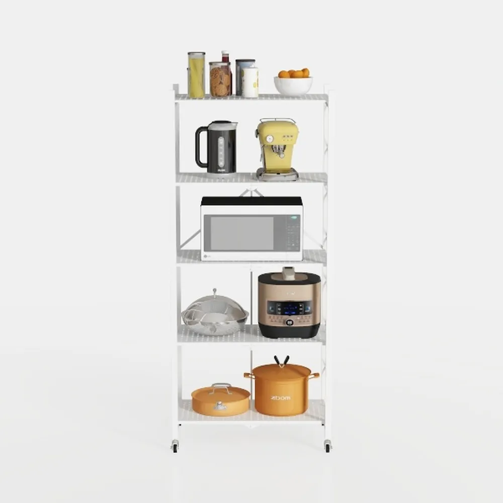 4-Tier 360° Rotating Storage Rack - Apartment