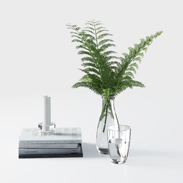 5ft Tall Triple Golden Cane Palm Artificial Tree