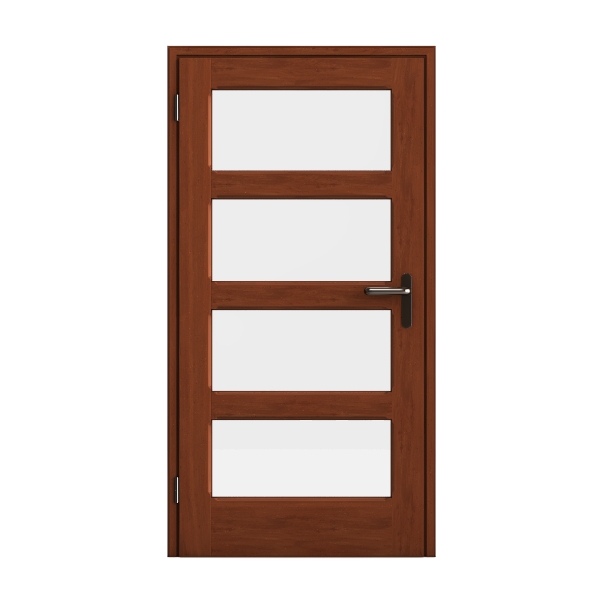 VDOMDOORS Front Exterior Prehung Metal-Plastic Doo