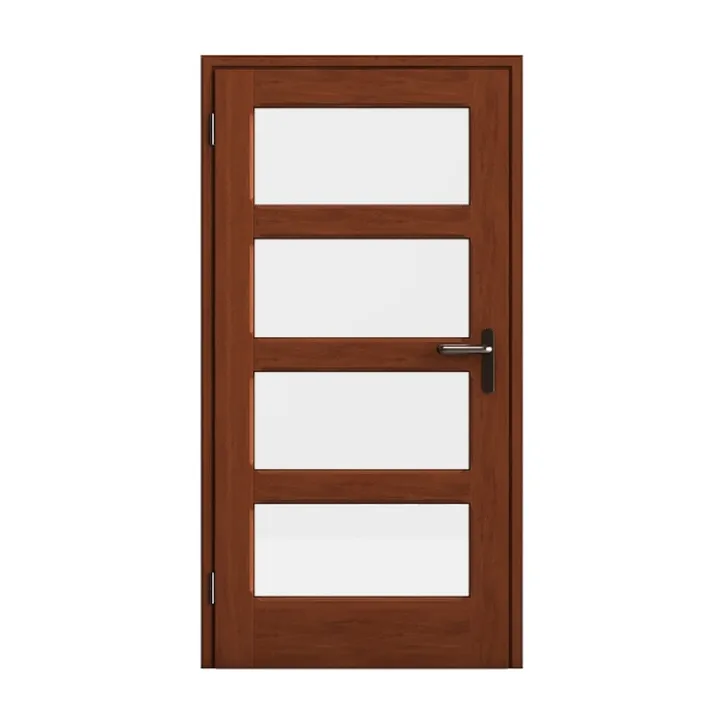 VDOMDOORS Front Exterior Prehung Metal-Plastic Doo