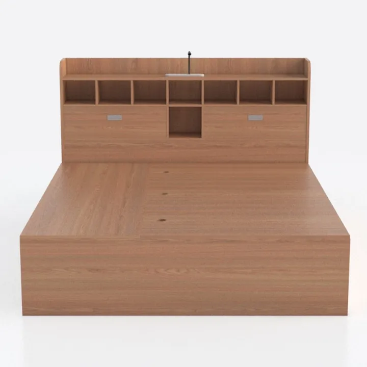 Baxton Studio Regina Modern Rustic Ash Walnut Brow