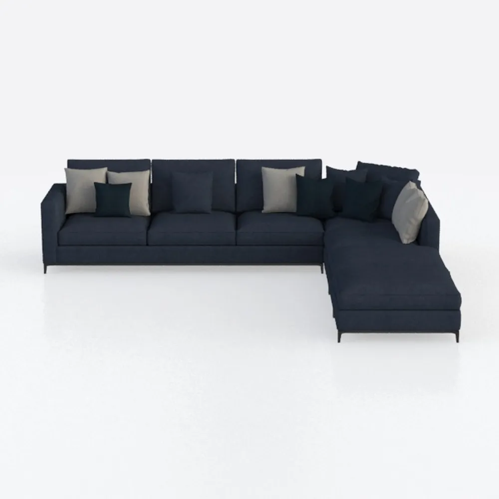 Belffin Oversized Velvet Modular 8-Seat Sectional
