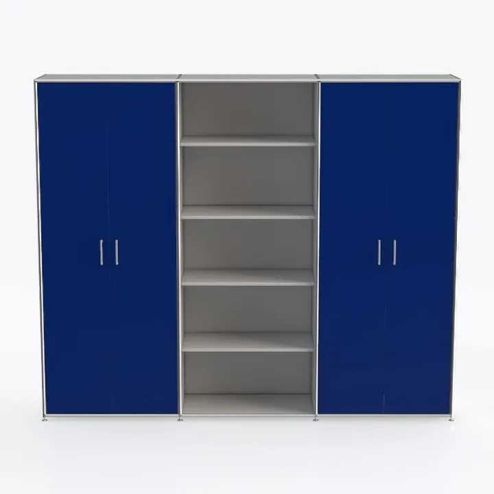 Yizosh Metal Garage Storage Cabinet with Lock, 71"