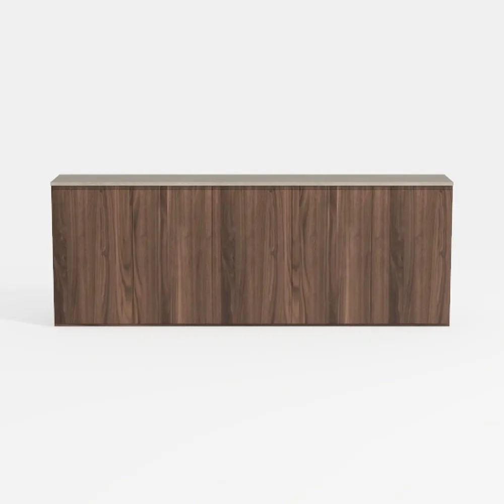 HEAH-YO Walnut Sideboard Buffet Cabinet with