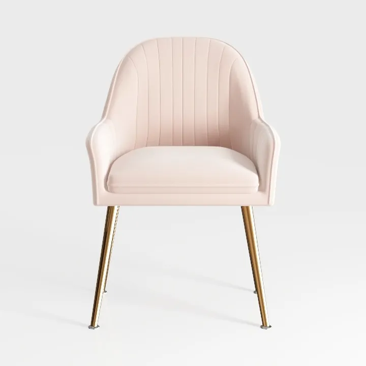 1 Pcs Velvet Kitchen Chair, Adjustable Rotation