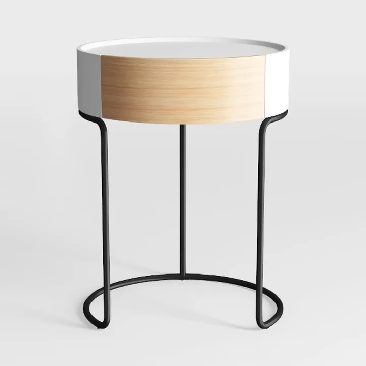 LITTLE TREE Round Side Table, Small End Table