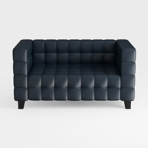 Container Furniture Modern Style Faux Leather Sofa