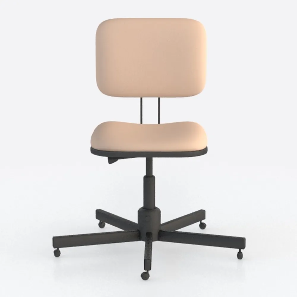 BV Home Office Chair No Arms with Wheels, Armless 