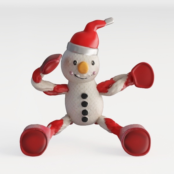 Senneny Dog Christmas Toys with Squeaker_ai generated