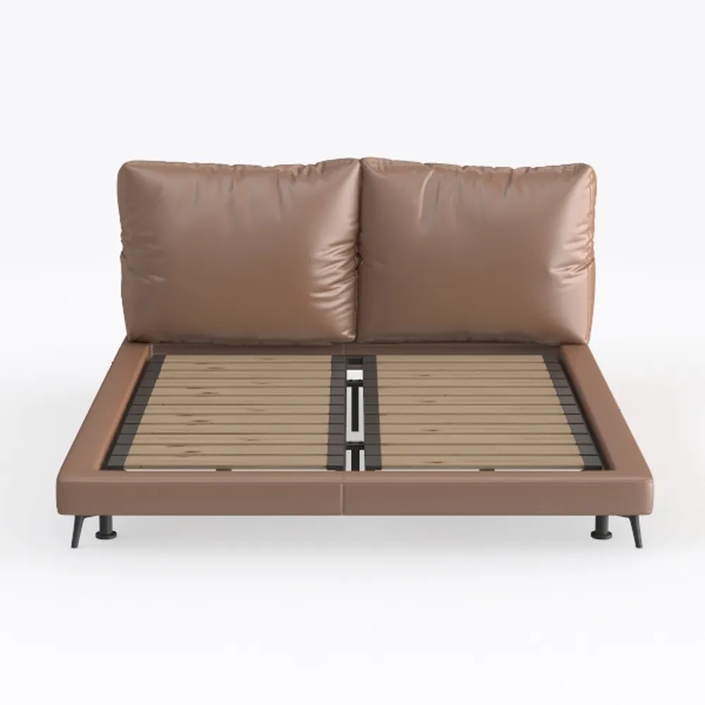 Pemberly Row Upholstered Platform Bed King Size Fr