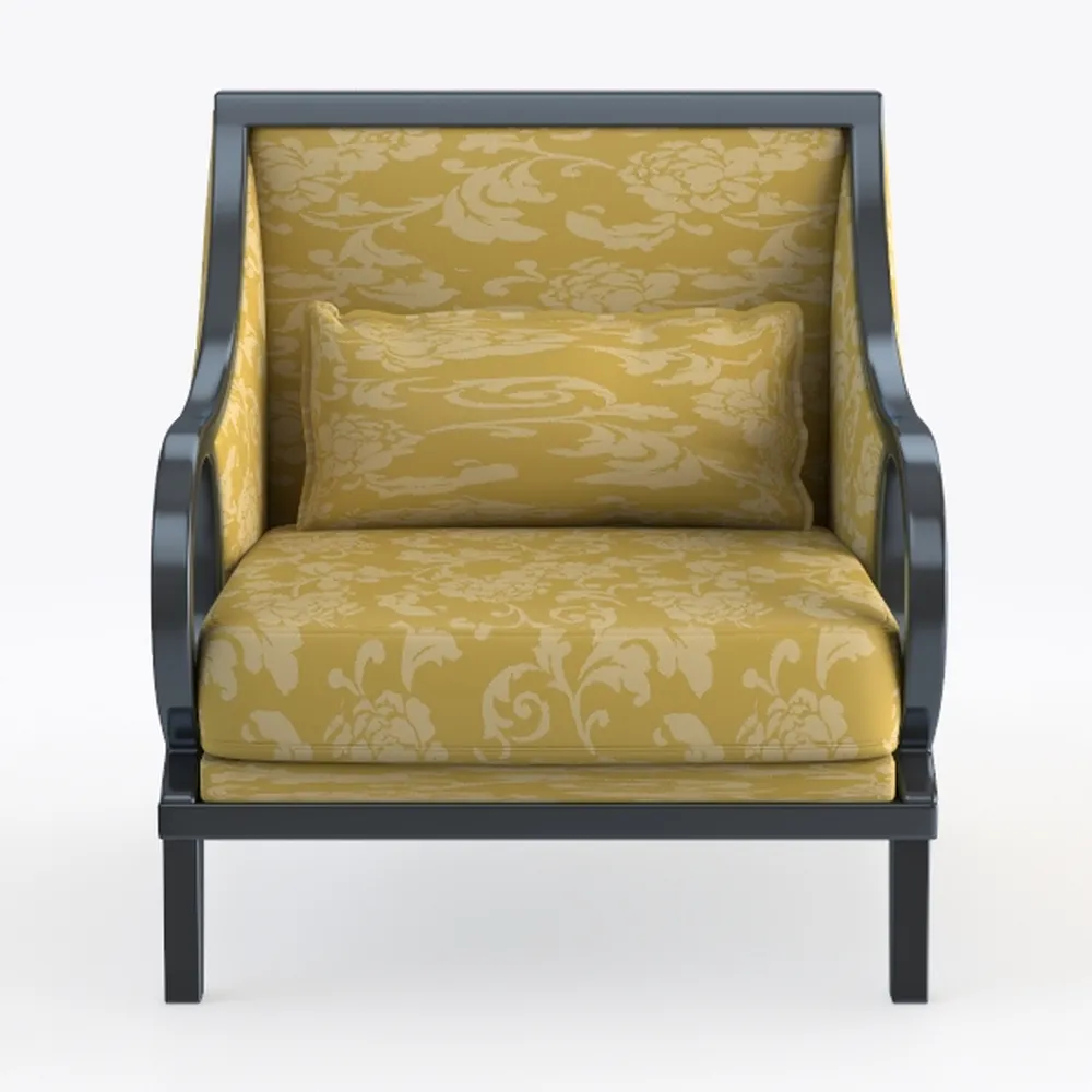 Washington Collection Beige Convertible Armchair w